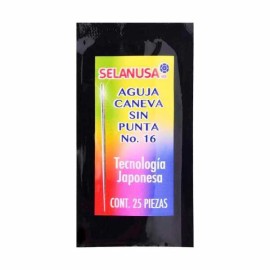 Aguja Caneva sin Punta No.16 c/25