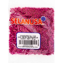 Chaquira 50 gr Bugambilia