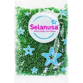 Chaquira 50 gr Verde Bandera