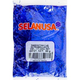 Diamantina Ultrabrillante 50 gr Azul Rey