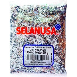 Diamantina Ultrabrillante 50 gr Plata