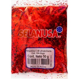 Diamantina Ultrabrillante 50 gr Rojo