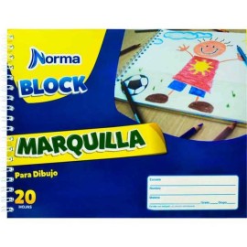 Block Marquilla Norma para Dibujo 20 Hojas
