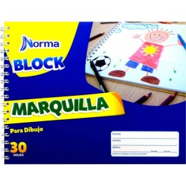 Block Marquilla Norma para Dibujo 30 Hojas