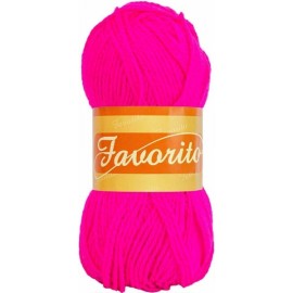 Estambre Favorito 50 gr 125 m Fiusha Fluorescente