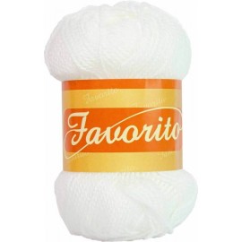 Estambre Favorito 50 gr 125 m Blanco