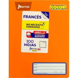 Cuaderno Francés Cosido Raya Norma Color 360°
