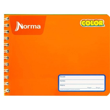Cuaderno Italiano Doble Espiral Cuadro Chico Norma Color 360°