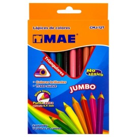 Colores Jumbo Triangular MAE c/12