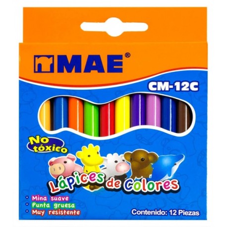 Colores MAE Cortos c/12