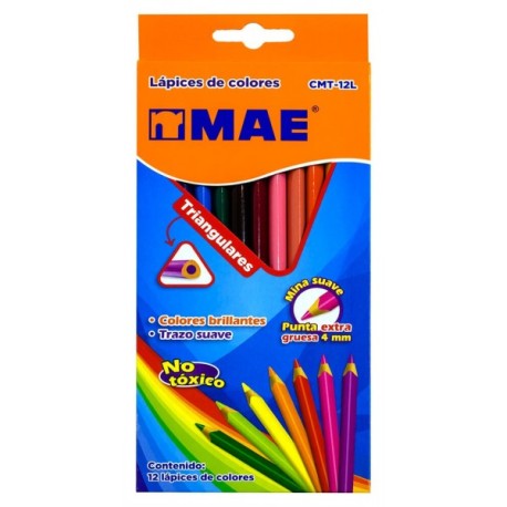 Colores MAE Triangular c/12