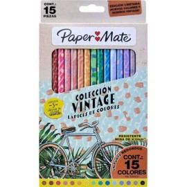 Colores Paper Mate Vintage c/15
