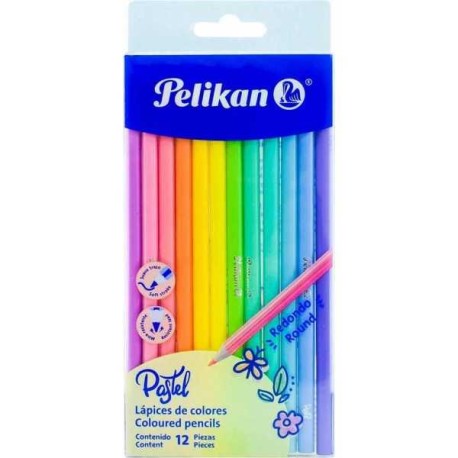 Colores Pastel Pelikan c/12