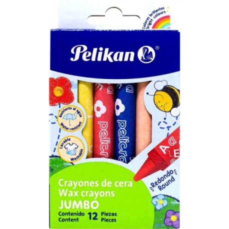 Crayones Pelikan Jumbo c/12