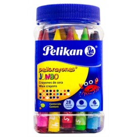 Crayones Pelikan Jumbo c/28