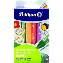 Crayones Pelikan Jumbo Triangular c/12