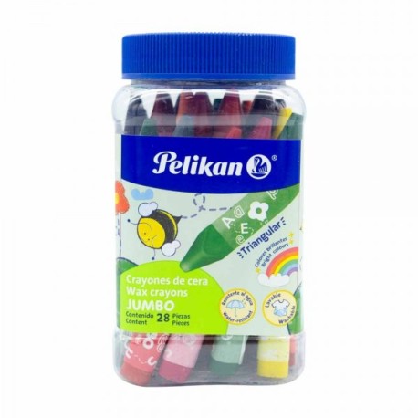 Crayones Pelikan Jumbo Triangular c/28