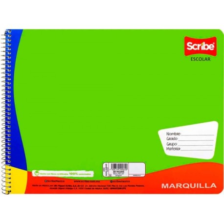 Cuaderno de Dibujo Marquilla 30 Hojas Scribe