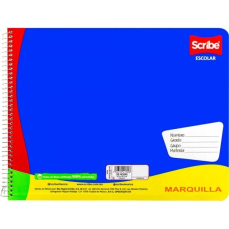 Cuaderno de Dibujo Marquilla 50 Hojas Scribe