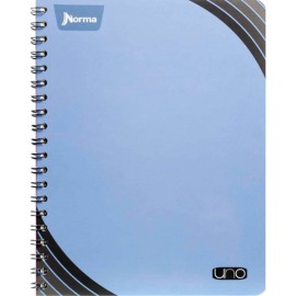 Cuaderno Profesional Doble Espiral Cuadro Chico Norma UNO