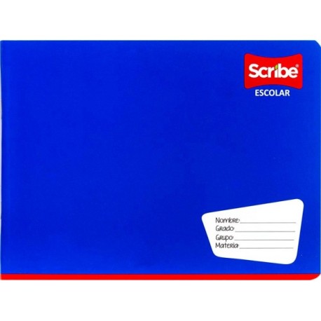 Cuaderno Italiano Engrapado Doble Raya 50 Hojas Scribe