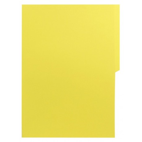 Folder Oficio Amarillo Pastel