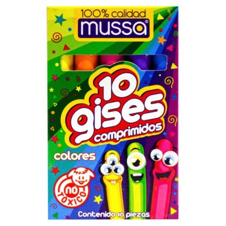 Gises de Color Mussa c/10