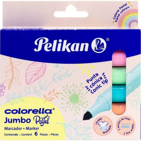 Marcadores Pelikan Pastel Colorella c/6