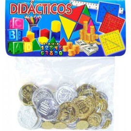 Monedas Didácticas de Plástico