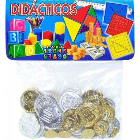 Monedas Didácticas de Plástico