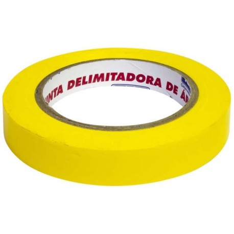 Cinta Delimitadora 18 mm x 33 m Amarilla Tuk