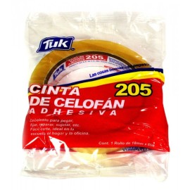 Cinta Transparente 18 mm x 65 m 205 Tuk