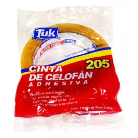 Cinta Transparente 24 mm x 65 m 205 Tuk