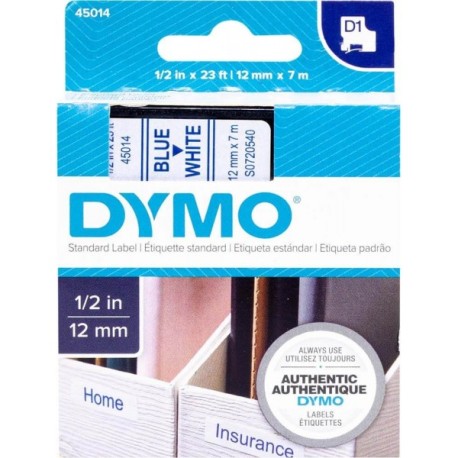 Cinta para Rotular Azul/Blanco Dymo