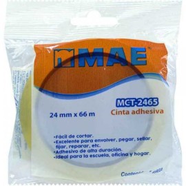 Cinta Adhesiva Transparente 24 mm x 66 m MAE