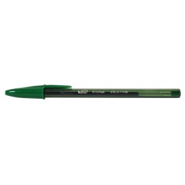 Bolígrafo Bic Punto Ultra Fino Verde Precisión y Suavidad