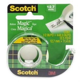 Cinta Mágica Scotch con Despachador 12.7 mm x 11.4 m