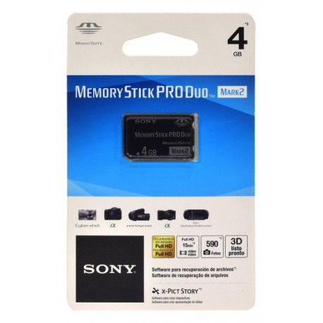Memoria Stick Pro Duo 4 GB Sony